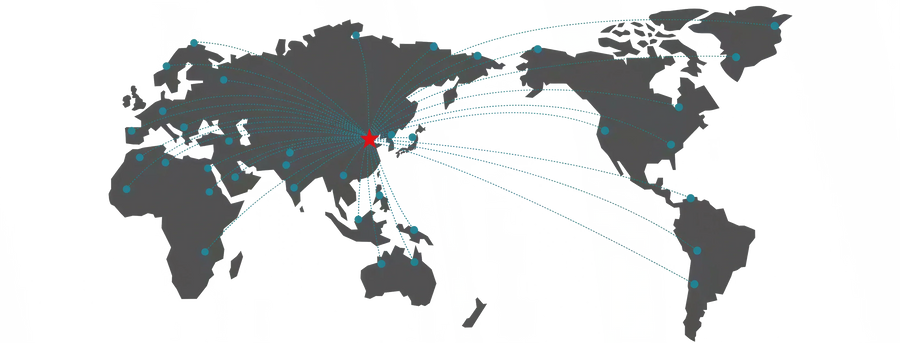 SUSOS global export map